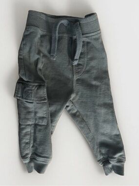 MISH Baby Boys Olive Cargo Jogger Pants 12-18M